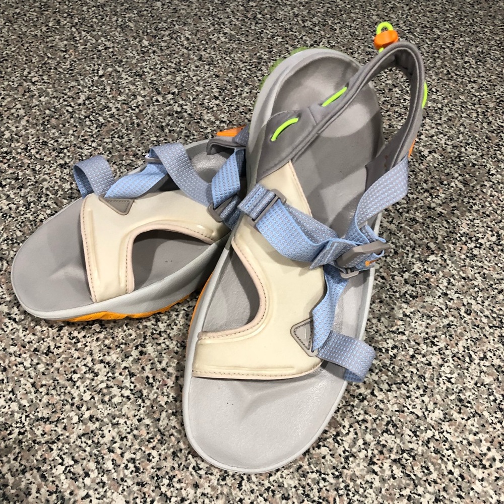 Nike Oneonta Sandals Slides Na Size 13 Men's DJ6604-100 Hiking Rugged Tread